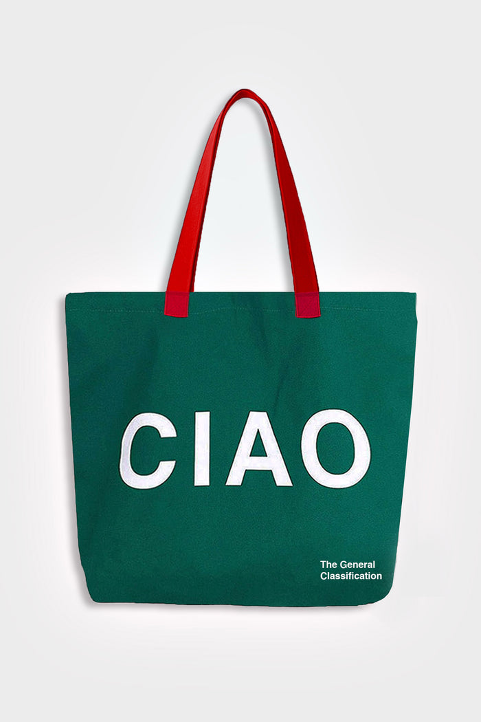 Ciao 7oz Canvas Tote Bag Green