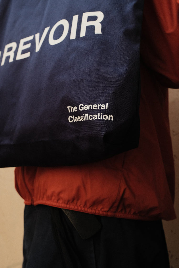 Close up of Bonjour tote bag