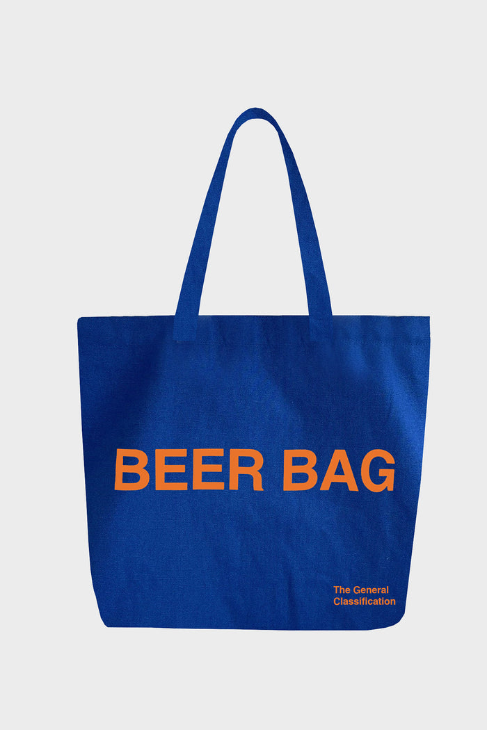 Beer Bag 7oz Canvas Tote Bag Blue