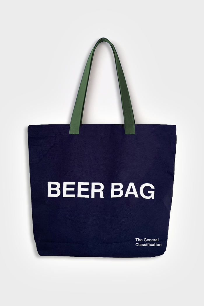Beer Bag 7oz Canvas Tote Bag Navy