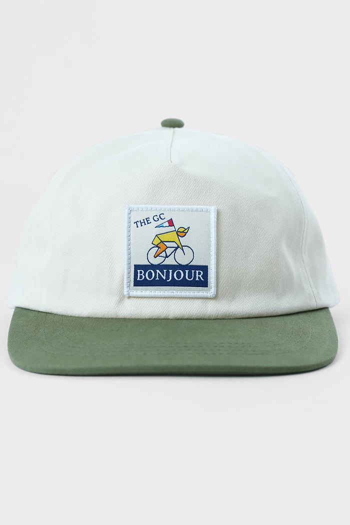 Bonjour Patch Unstructured Cap Off White