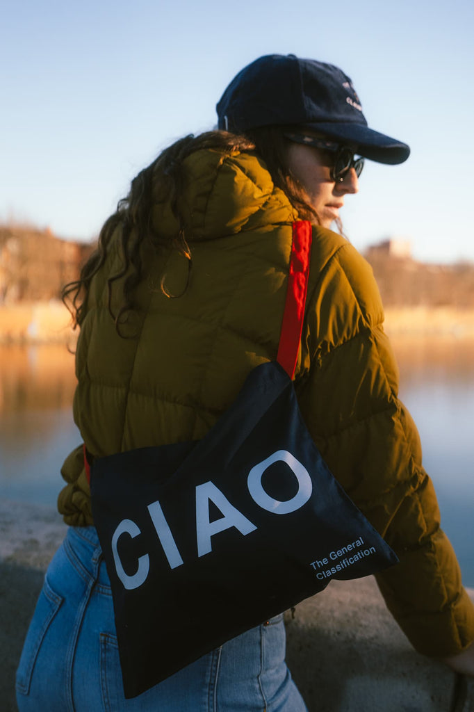 Ciao Cycling Musette Navy Model Close up